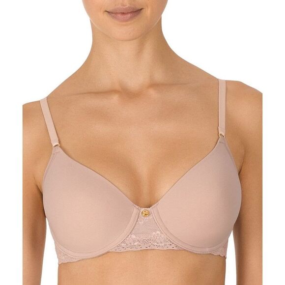 Natori NWT Bliss Perfection Contour Underwire T-Shirt Bra 32B Rose Beige - Picture 2 of 5